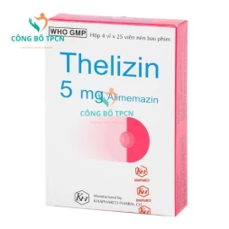 Thelizin 5mg Khapharco - Thuốc điều trị dị ứng hiệu quả