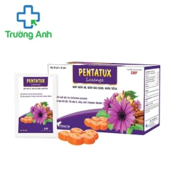 Pentatux Lozenge - Viên ngậm giảm ho,viêm họng, rát họng