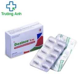 Dozinco 15mg - Thuốc điều trị tiêu chảy, thiếu kẽm của Domesco