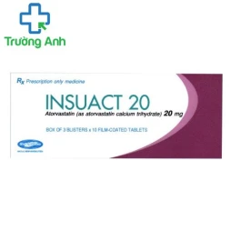 Insuact 20 Savipharm - Thuốc điều trị rối loạn beta lipoprotein máu
