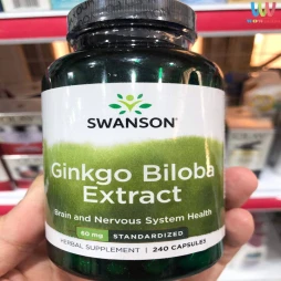 Ginkgo Biloba Extract - Thực phẩm chức năng tăng cường trí nhớ