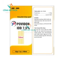 Dung dịch dùng ngoài TP Povidon iod 7,5% 100ml Thành Phát