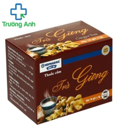 Trà gừng HD Pharma - Trị nôn mửa, đầy trướng bụng