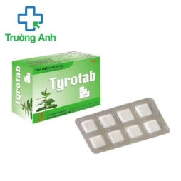 Tyrotab - Viên ngậm giúp diệt khuẩn và giảm đau ở miệng và họng