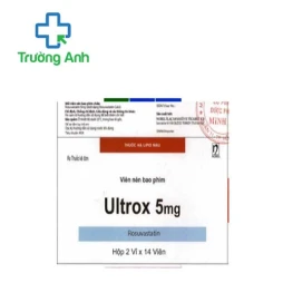 Ultrox 5mg - Thuốc điều trị bệnh tăng cholesterol máu hiệu quả