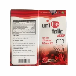 Uni Fe Folic New - Bổ sung sắt axit folic cần thiết cho cơ thể