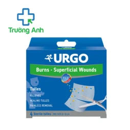 Urgo Burns Superficial Wounds 8cm x 8cm - Gạc lưới tiệt trùng bảo vệ vết thương