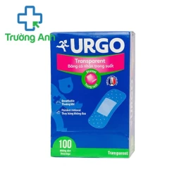 Băng cá nhân Urgo Transparent, 100 miếng - Bảo vệ vết thương