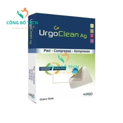 Urgoclean Ag 10cm x 10cm - Băng gạc chứa ion bạc chống nhiễm khuẩn