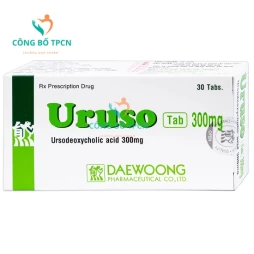 Uruso 300mg - Thuốc điều trị sỏi mật, sơ gan hiệu quả
