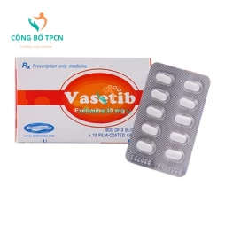 Vasetib 10mg Savipharm - Thuốc điều trị tăng mỡ máu nguyên phát