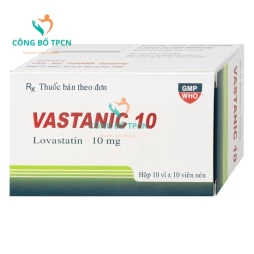 Vastanic 10 - Thuốc điều trị tăng cholesterol máu, xơ vữa động mạch