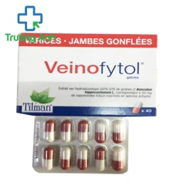 Veinofytol - Giúp điều trị suy tĩnh mạch và bệnh trĩ hiệu quả của Belgium