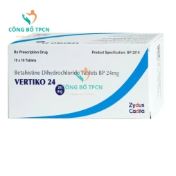 Vertiko 24 - Thuốc điều trị chóng mặt tiền đình hiệu quả