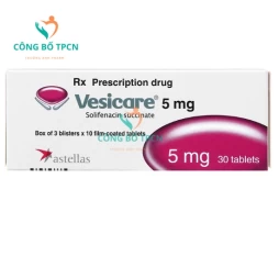 Vesicare 5mg - Thuốc điều trị tiểu không tự chủ hiệu quả