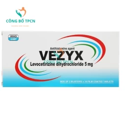 Vezyx - Thuốc điều trị viêm mũi dị ứng, giảm triệu chứng mày đay