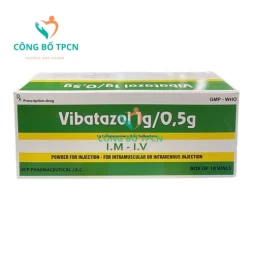 Vibatazol 1g/0,5g VCP - Thuốc hỗ trợ kháng khuẩn