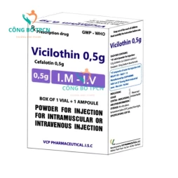 Vicilothin 0,5g VCP - Thuốc điều trị nhiễm khuẩn