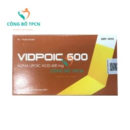 Vidpoic 600 - Thuốc điều trị rối loạn cảm giác do viêm đa dây thần kinh đái tháo đường