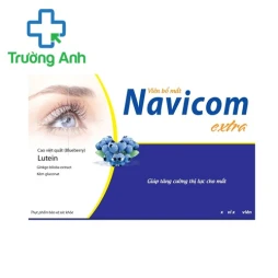 Viên bổ mắt Navicom extra - Giúp chống oxy hóa, tăng cường thị lực