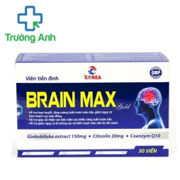 Viên tiền đình Brain Max - Giúp giảm nguy cơ di chứng sau tai biến