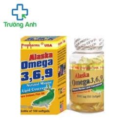 Viên nang mềm Alaska Omega 3,6,9 - Hỗ trợ tốt cho tim mạch