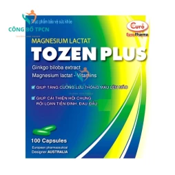 Tozen plus - Thực phẩm chức năng tăng cường lưu thông máu não