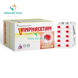 Vinphacetam 400mg Vinphaco - Thuốc điều trị thiếu máu não