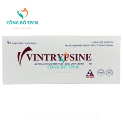 Vintrypsine - Thuốc điều trị phù nề sau chấn thương hiệu quả