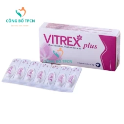 Vitrex Plus - Viên đặt phụ khoa điều trị viêm nhiễm hiệu quả