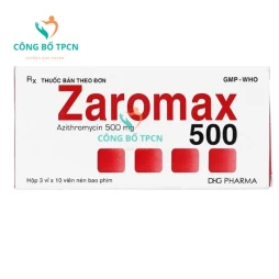 Zaromax 500 - Thuốc điều trị nhiễm khuẩn hiệu quả
