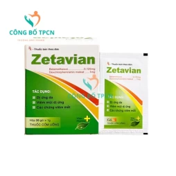 Zetavian Tipharco - Thuốc điều trị dị ứng hiệu quả