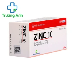 Zinc 10 - Giúp tăng cường sức đề kháng, bổ sung kẽm cho cơ thể hiệu quả
