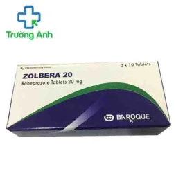 Zolbera 20 Baroque - Thuốc điều trị loét dạ dày, tá tràng hiệu quả