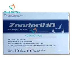 Zondoril 10 Hataphar - Thuốc điều trị tăng huyết áp hiệu quả